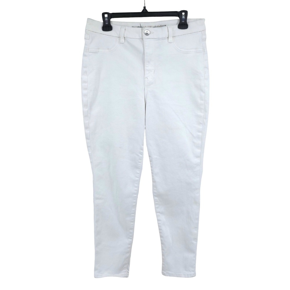 American Eagle‎ Curvy High Rise Skinny Jegging White Jeans